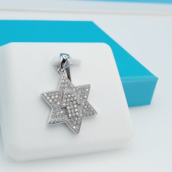 "925 Sterling Silver CZ Beautiful Pendant for Women, 1USPAR4069 - Picture 2 of 11